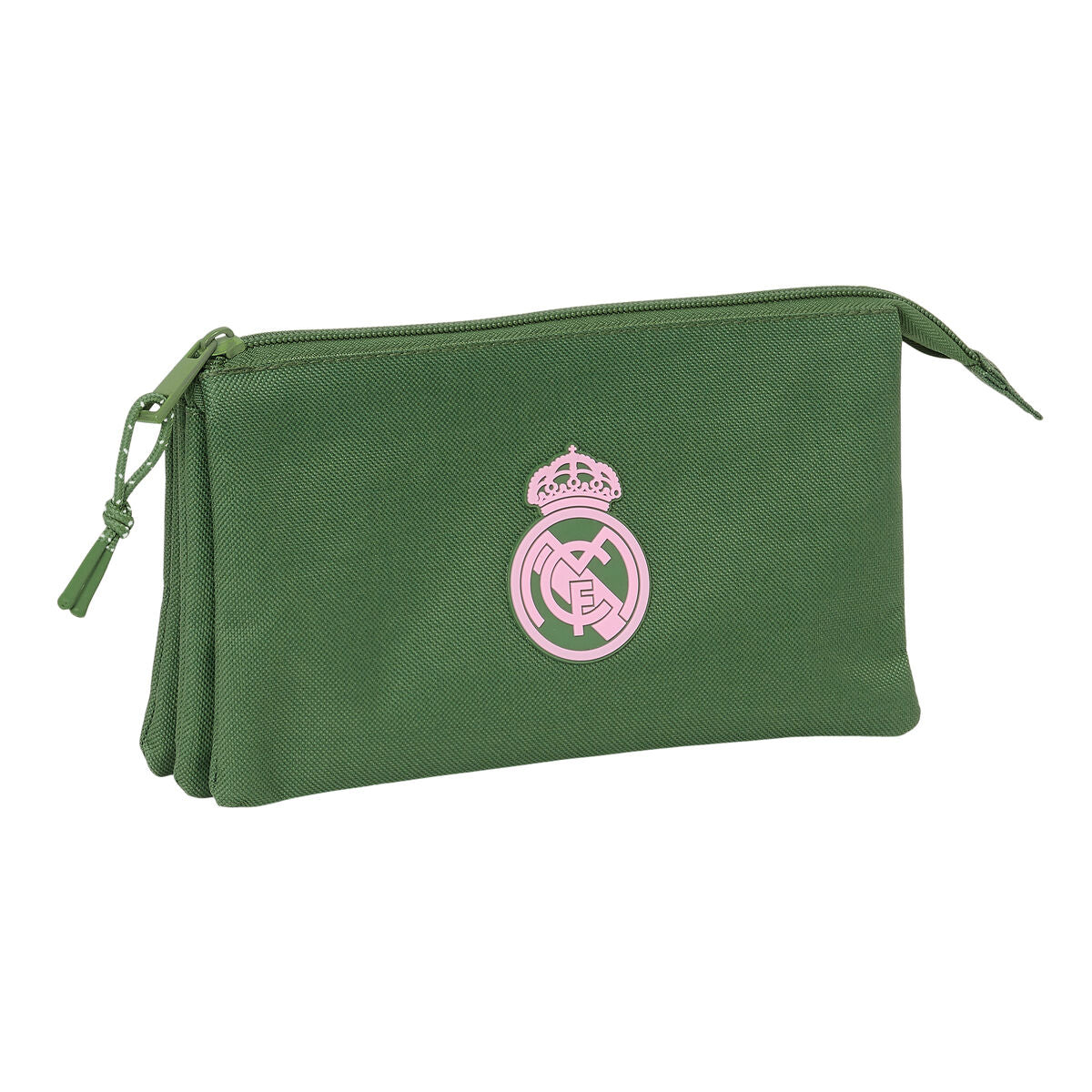 Real Madrid C.f. Pennenetui Met 3 Vakken Real Madrid C.f. Kaki 22 X 12 X 3 Cm