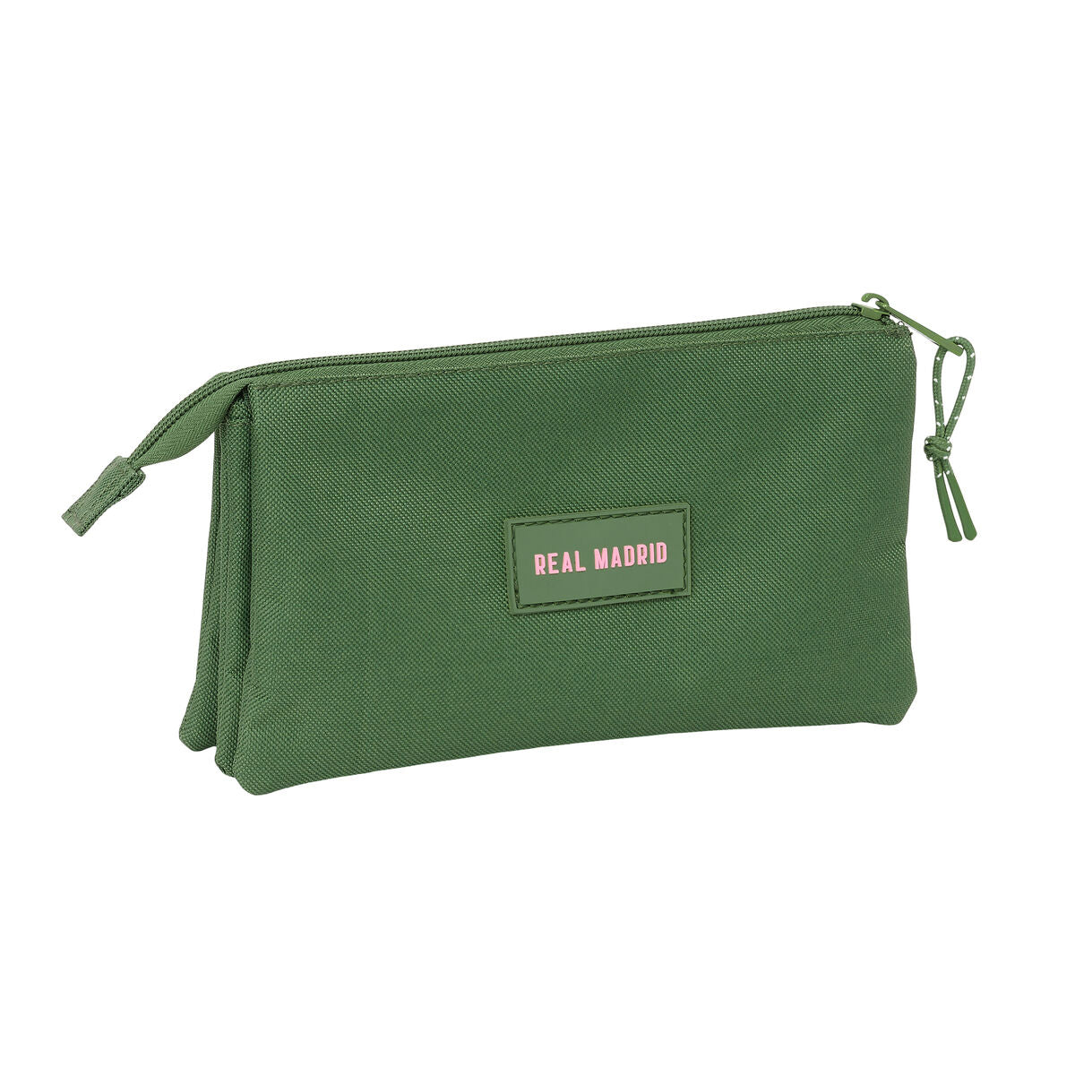 Real Madrid C.f. Pennenetui Met 3 Vakken Real Madrid C.f. Kaki 22 X 12 X 3 Cm