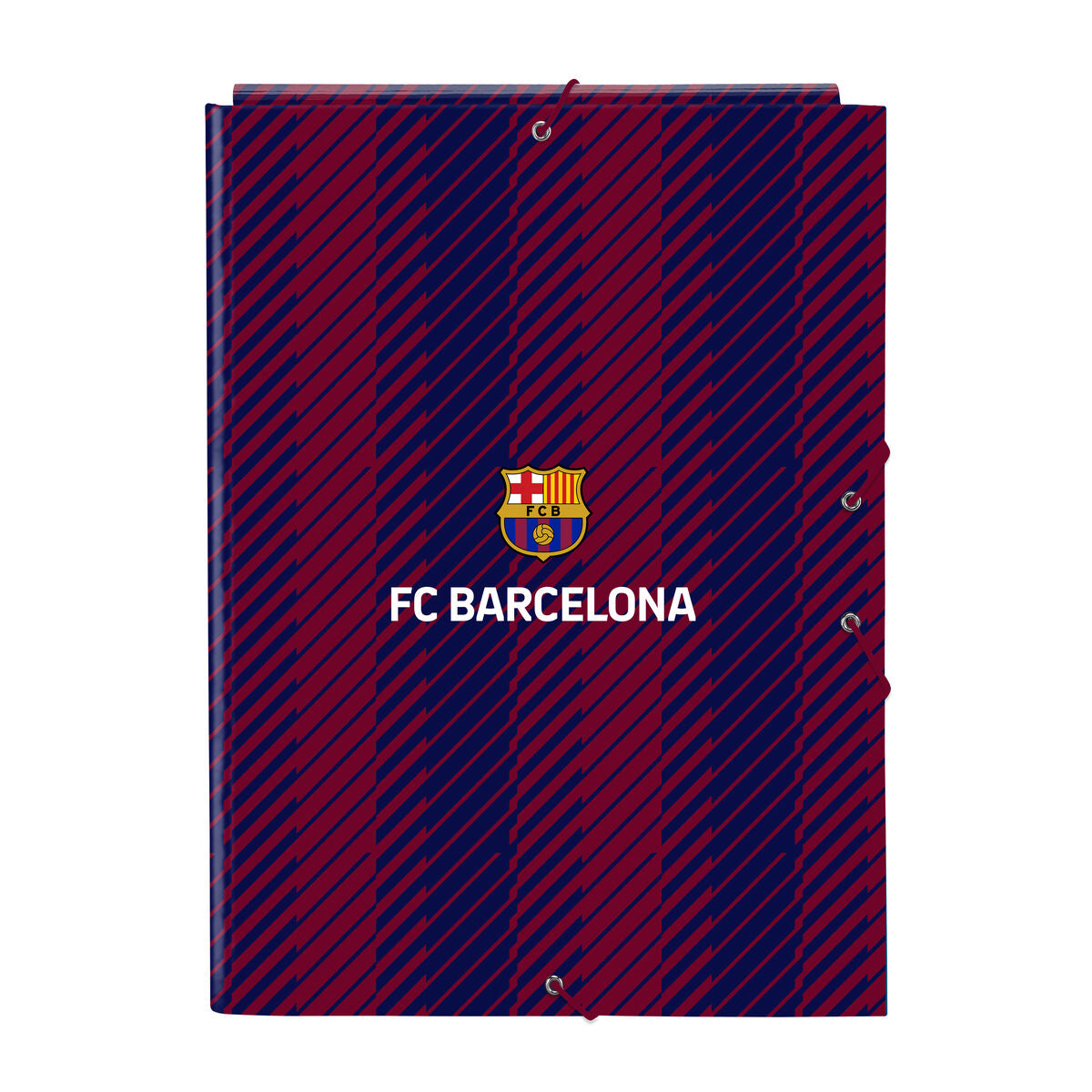 F.c. Barcelona Organiser Map F.c. Barcelona 24/25 Kastanjebruin Marineblauw A4 26 X 33.5 X 2.5 Cm