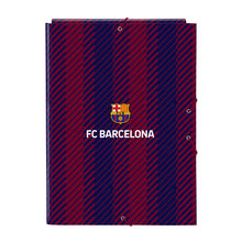 F.c. Barcelona Organiser Map F.c. Barcelona 24/25 Kastanjebruin Marineblauw A4 26 X 33.5 X 2.5 Cm