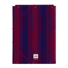 F.c. Barcelona Organiser Map F.c. Barcelona 24/25 Kastanjebruin Marineblauw A4 26 X 33.5 X 2.5 Cm