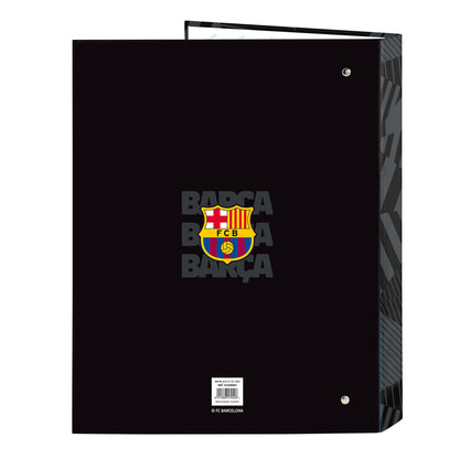 F.c. Barcelona Ringmap F.c. Barcelona Black Zwart A4 26.5 X 33 X 4 Cm