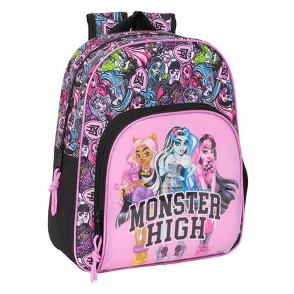 Monster High Schoolrugzak Monster High Drama Multicolour 28 X 34 X 10 Cm