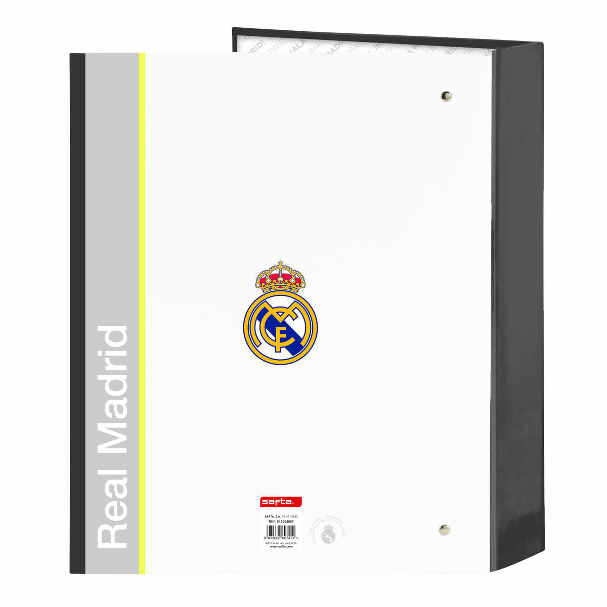 Real Madrid C.f. Ringmap Real Madrid C.f. Wit A4 27 X 33 X 6 Cm