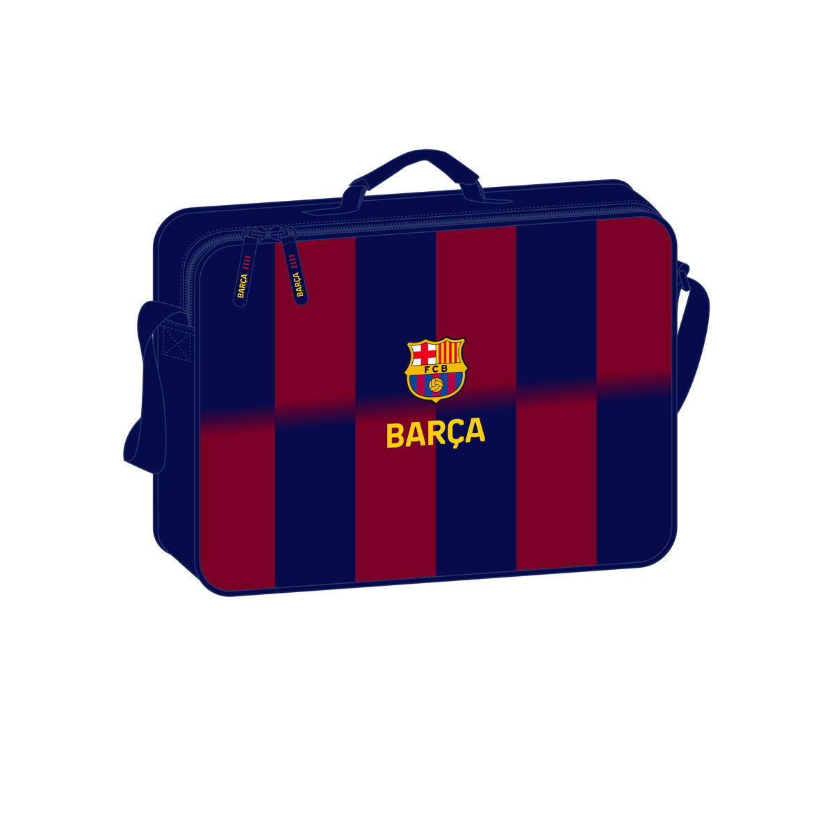 F.c. Barcelona Schoolrugzak F.c. Barcelona Blauw Kastanjebruin 38 X 28 X 6 Cm