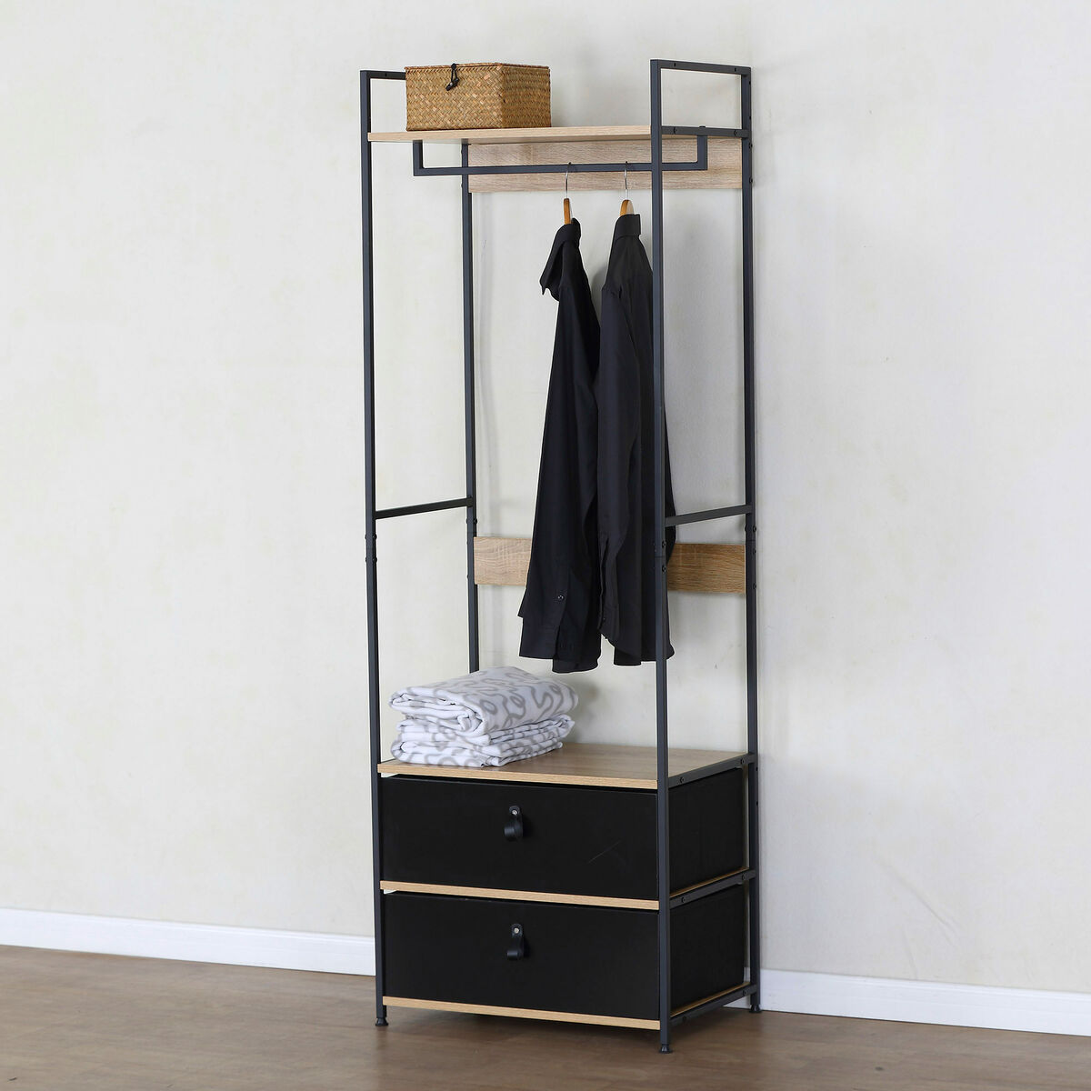 Max Home Kast Max Home Stof Staal Melamine Spaanderplaat 60 X 175 X 40 Cm