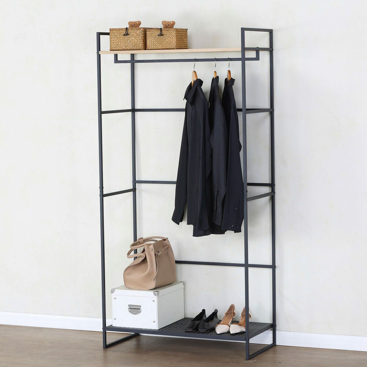 Max Home Kast Max Home Staal Melamine Spaanderplaat 83 X 167 X 39 Cm