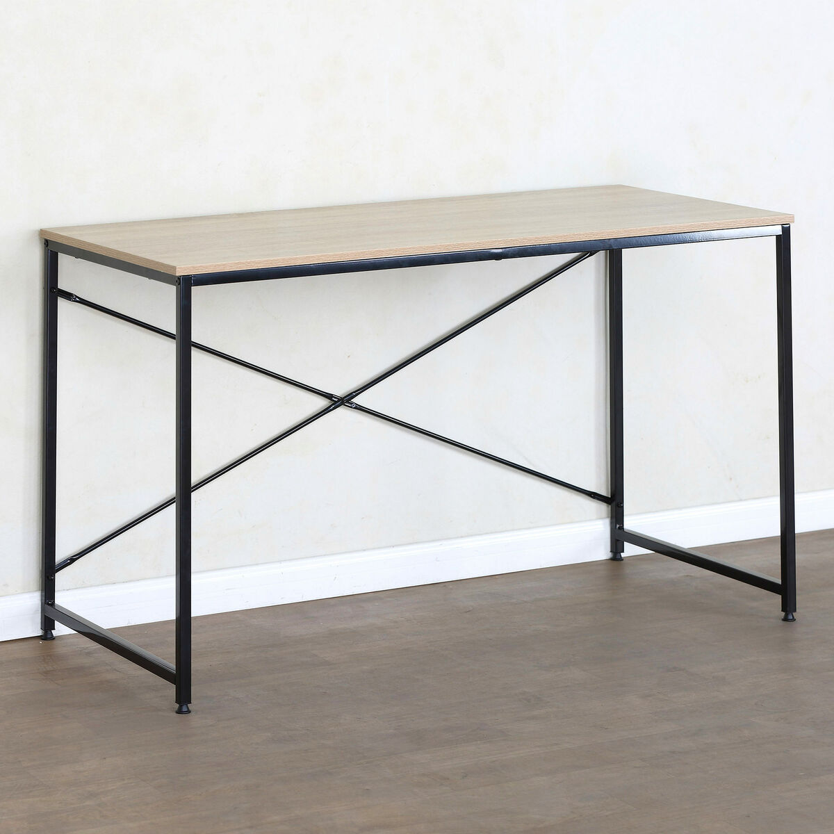 Max Home Bureau Max Home Staal Melamine Spaanderplaat 120 X 71 X 60 Cm