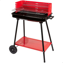 Aktive Kolenbarbecue Met Wielen Aktive Staal Plastic Geëmailleerd Metaal 66 X 85 X 44 Cm Rood
