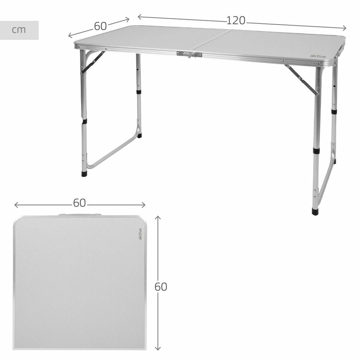 Aktive Vouwtafel Aktive 120 X 70 X 60 Cm