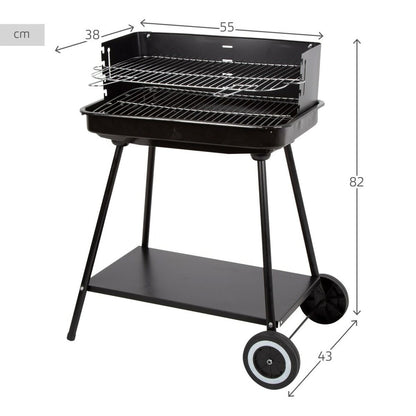 Aktive Barbecue Draagbare Aktive Roestvrij Staal Staal 55 X 82 X 43 Cm