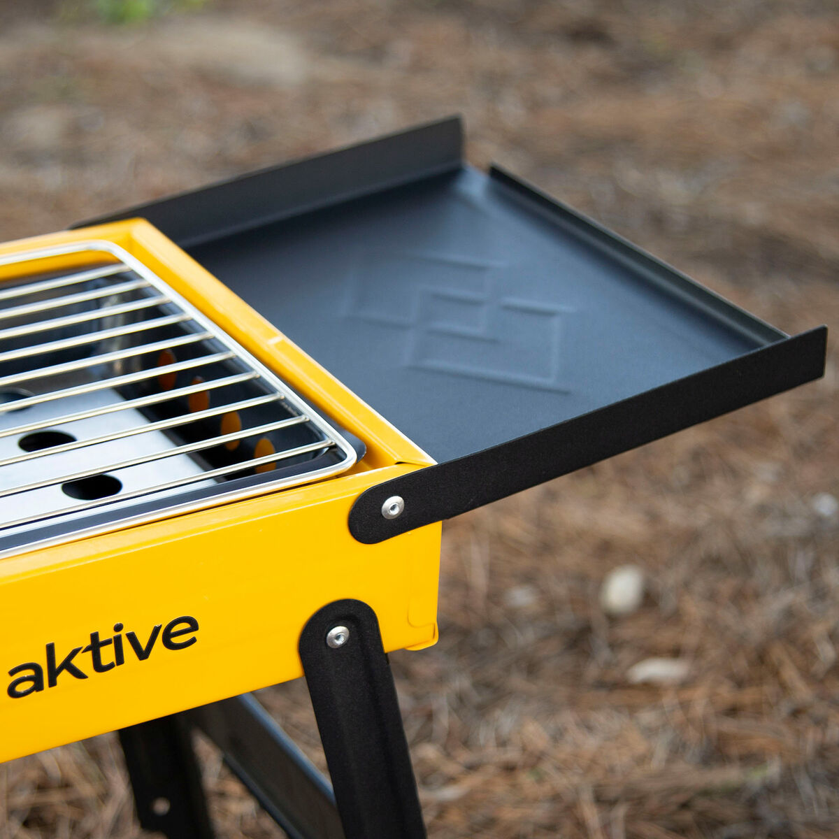 Aktive Barbecue Draagbare Aktive Staal 89 X 32 X 22 Cm Geel