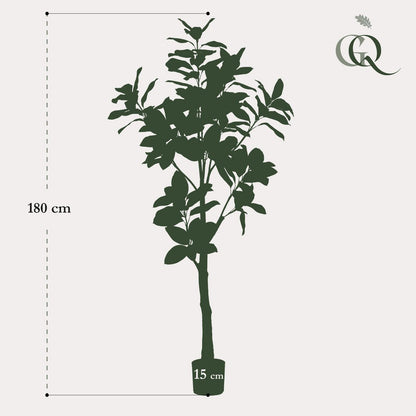 Kunstplant Magnolia Grandiflora 180 cm groen
