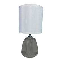 Versa Bureaulamp Versa Adam Grijs Keramisch Textiel (13 X 29 X 10,5 Cm)