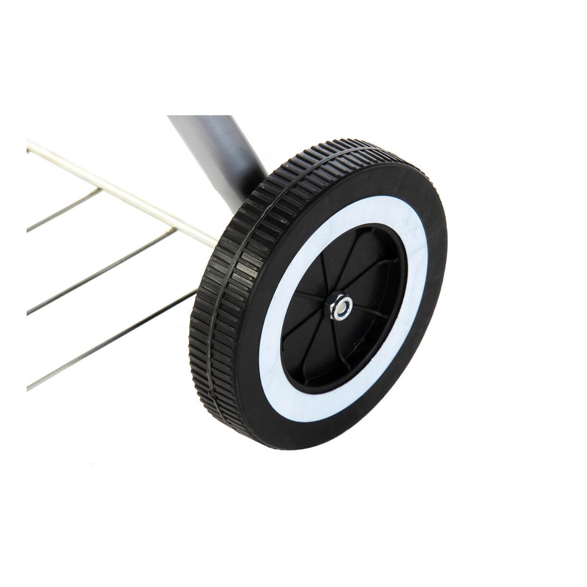 Dkd Home Decor Houtskoolbarbecue Met Deksel En Wielen Dkd Home Decor Zwart Metaal Plastic Rechthoekig 52,4 X 59 X 91,6 Cm