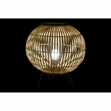Dkd Home Decor Bureaulamp Dkd Home Decor Zwart Metaal Bruin Bamboe (36 X 36 X 37 Cm)
