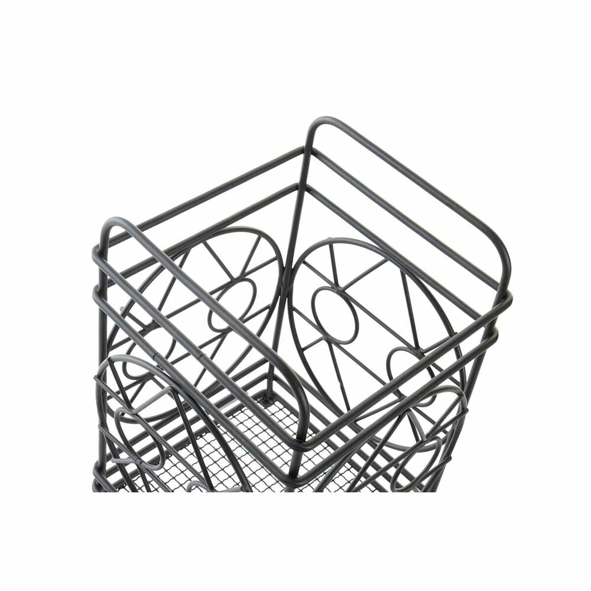 Dkd Home Decor Bestek Afdruiper Dkd Home Decor Zwart Metaal Geometrisch 12 X 12 X 20 Cm