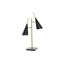 Dkd Home Decor Bureaulamp Dkd Home Decor Zwart Gouden Metaal 25 W 220 V 38 X 16 X 64 Cm