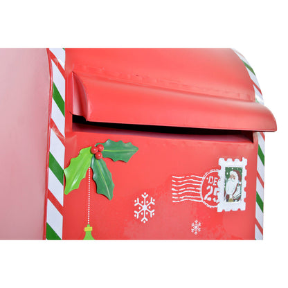 Dkd Home Decor Brievenbus Dkd Home Decor Wit Rood Metaal 29 X 24 X 52 Cm