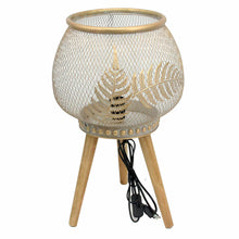 Dkd Home Decor Bureaulamp Dkd Home Decor Gouden Metaal Hout (33 X 33 X 51 Cm)