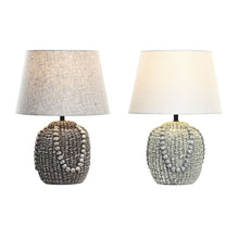 Dkd Home Decor Bureaulamp Dkd Home Decor Zwart Stof Polyester Groen Keramiek 220 V 50 W (24 X 24 X 34 Cm) (2 Stuks)