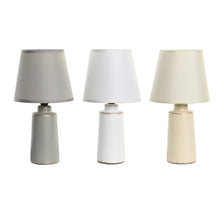 Dkd Home Decor Bureaulamp Dkd Home Decor Grijs Beige Wit Keramiek 220 V 40 W (16 X 16 X 30 Cm) (3 Stuks)