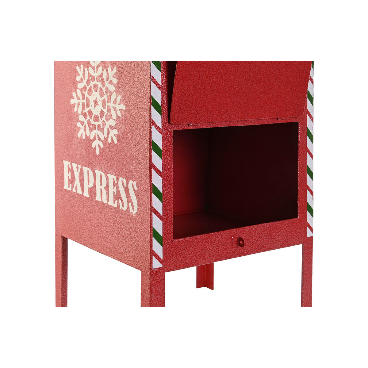 Dkd Home Decor Kerstversiering Dkd Home Decor Geel Wit Zwart Rood Brievenbus 28,5 X 26,5 X 52 Cm