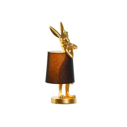 Home Esprit Bureaulamp Home Esprit Zwart Gouden Hars 40 W 220 V 16 X 16 X 43 Cm