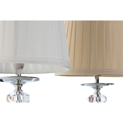 Home Esprit Bureaulamp Home Esprit Wit Beige Metaal 25 W 220 V 22 X 22 X 45 Cm (2 Stuks)