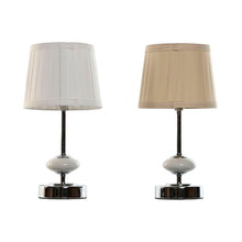 Home Esprit Bureaulamp Home Esprit Wit Beige Metaal Porselein 20 W 220 V 17,5 X 17,5 X 35 Cm (2 Stuks)