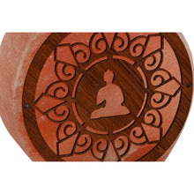 Home Esprit Bureaulamp Home Esprit Bruin Roze Zout Mangohout 15 W 220 V 16 X 7 X 18 Cm