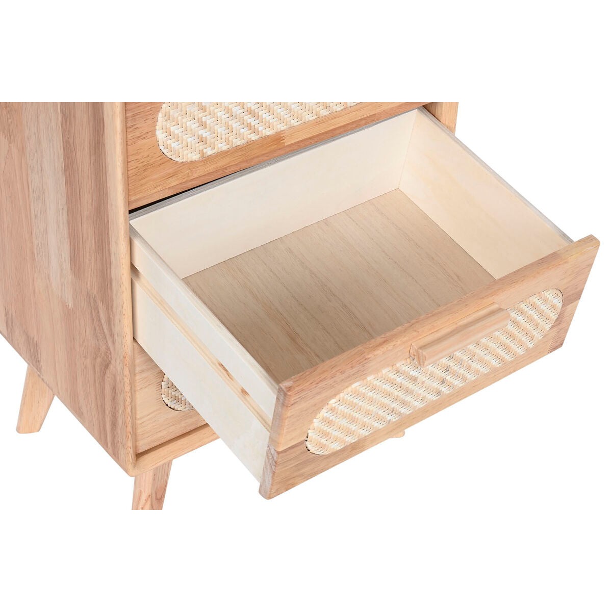 Home Esprit Ladenkast Home Esprit Natuurlijk Metaal Rubberwood 40 X 30 X 78 Cm