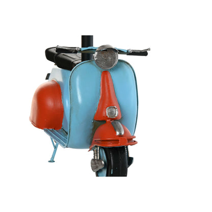 Home Esprit Bureaulamp Home Esprit Blauw Oranje Linnen Metaal 31 X 15 X 34 Cm