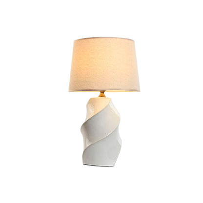 Home Esprit Bureaulamp Home Esprit Wit Porselein 50 W 220 V 36 X 36 X 61 Cm 35 X 35 X 60 Cm