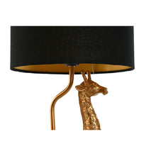 Home Esprit Bureaulamp Home Esprit Zwart Gouden 20 X 20 X 53 Cm