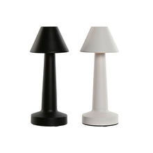 Home Esprit Bureaulamp Home Esprit Wit Zwart 9 X 9 X 24 Cm (2 Stuks)