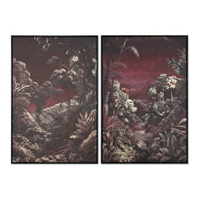 Home Esprit Schilderij Home Esprit Groen Kastanjebruin Gouden Tropisch Jungle 83 X 4 X 123 Cm (2 Stuks)