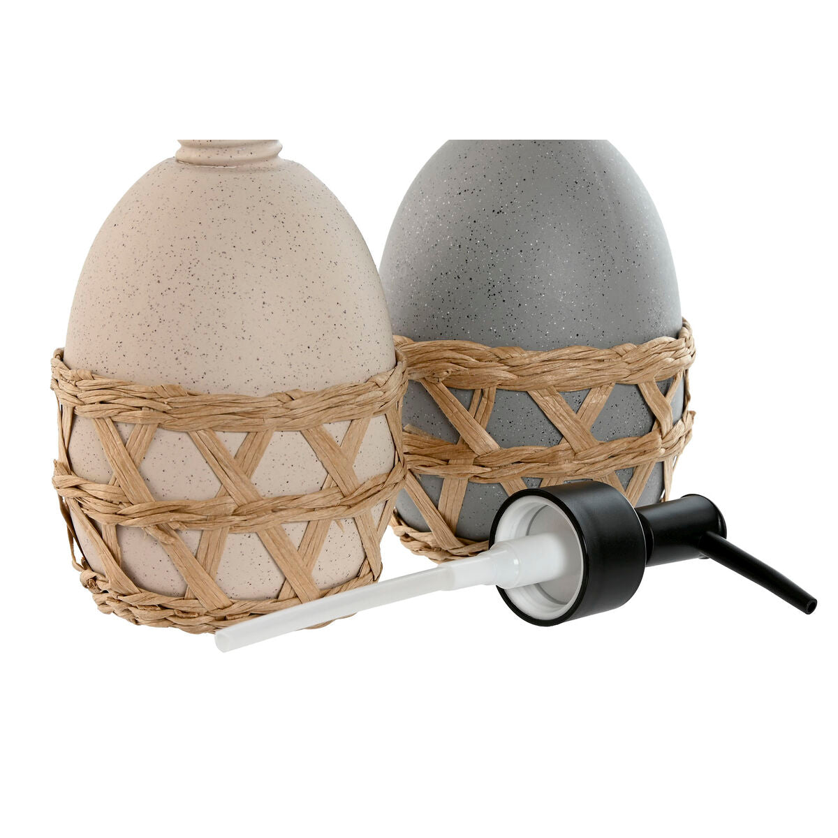 Home Esprit Zeepdispenser Home Esprit Grijs Crème Dolomite (2 Stuks)