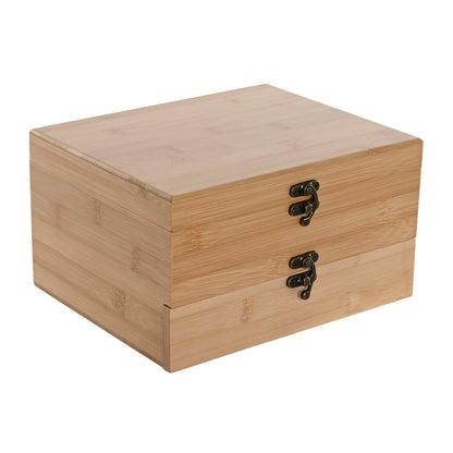 Home Esprit Set Van Wijn Accessoires Home Esprit Natuurlijk Bamboe Roestvrij Staal