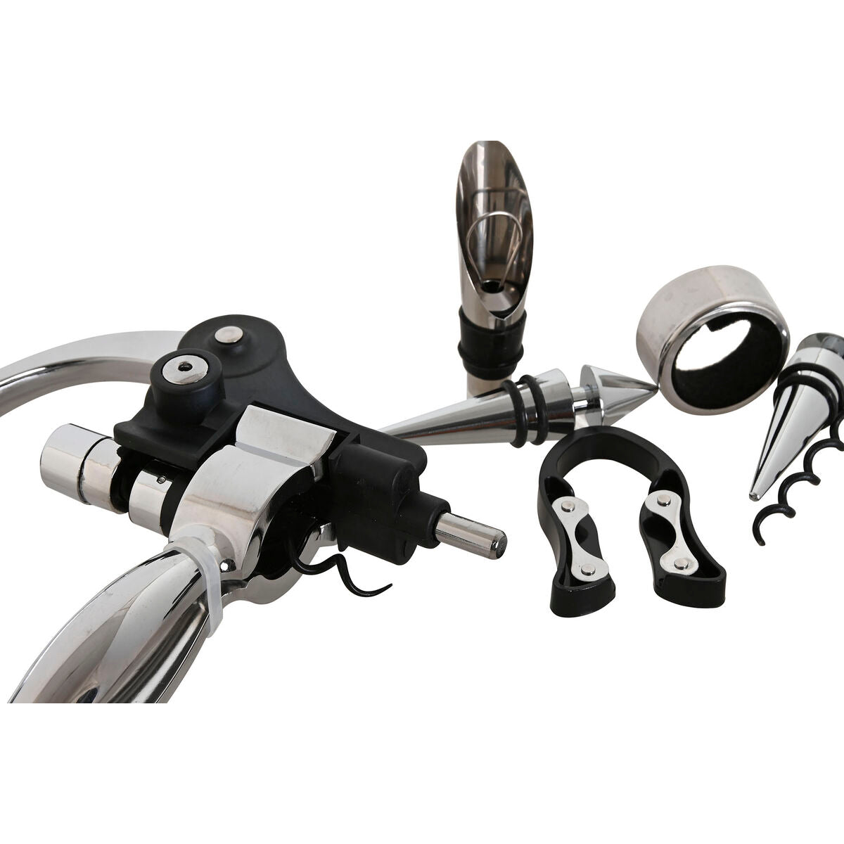 Home Esprit Set Van Wijn Accessoires Home Esprit Natuurlijk Bamboe Roestvrij Staal