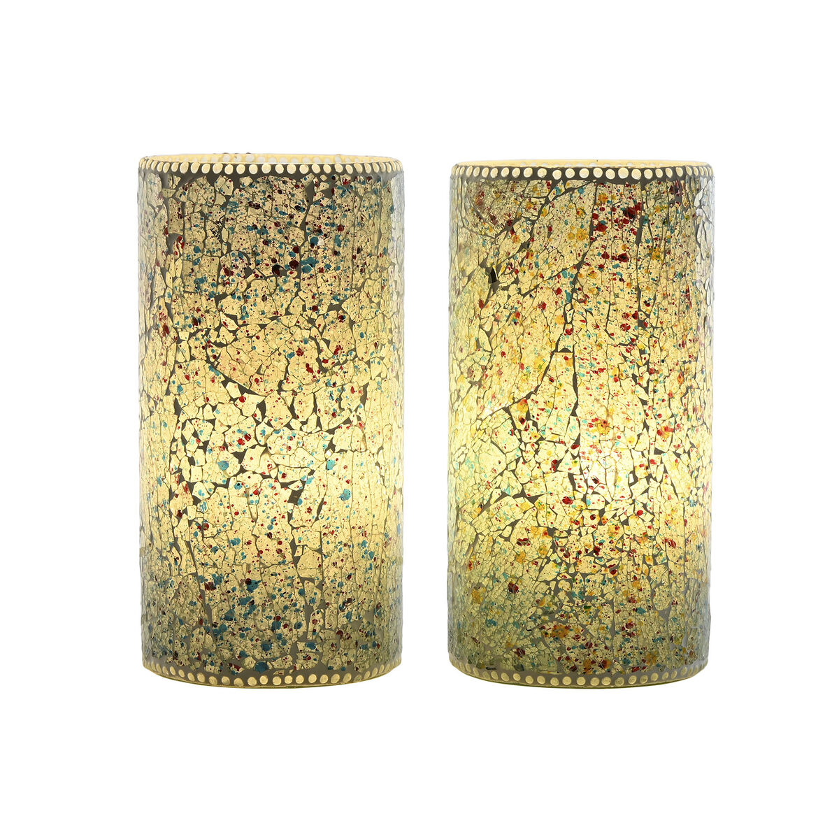 Home Esprit Bureaulamp Home Esprit Groen Hemelsblauw 25 W 220 V (2 Stuks)