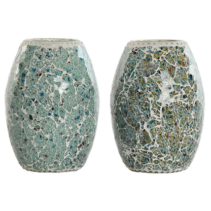 Home Esprit Bureaulamp Home Esprit Groen Hemelsblauw 25 W 220 V (2 Stuks)