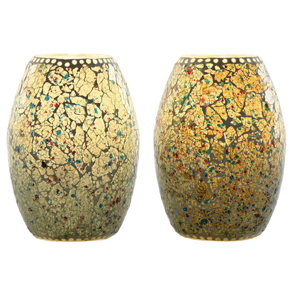 Home Esprit Bureaulamp Home Esprit Groen Hemelsblauw 25 W 220 V (2 Stuks)