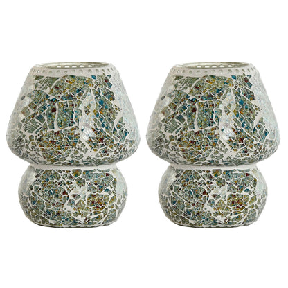 Home Esprit Bureaulamp Home Esprit Groen Hemelsblauw 25 W 220 V (2 Stuks)