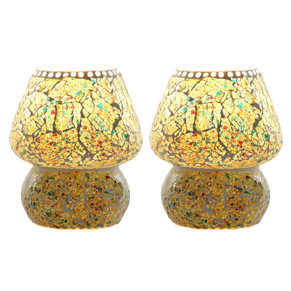 Home Esprit Bureaulamp Home Esprit Groen Hemelsblauw 25 W 220 V (2 Stuks)