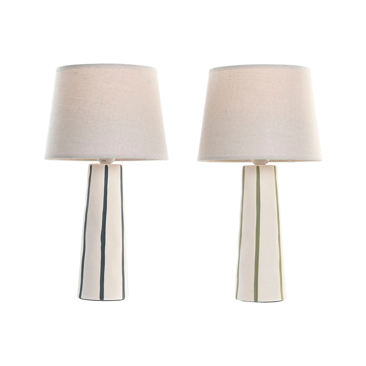 Home Esprit Bureaulamp Home Esprit Blauw Wit Groen 50 W 220 V (2 Stuks)