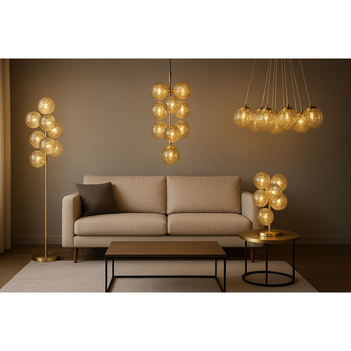 Home Esprit Bureaulamp Home Esprit Gouden