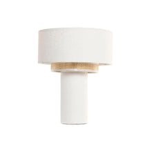 Home Esprit Bureaulamp Home Esprit Wit Natuurlijk 50 W 220 V