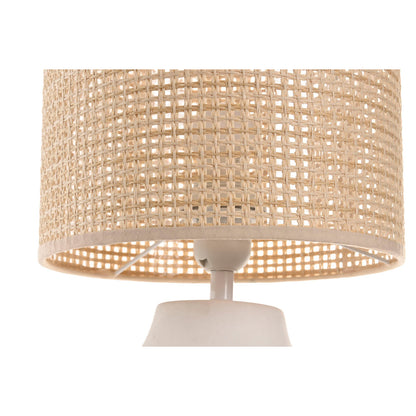 Home Esprit Bureaulamp Home Esprit Wit Natuurlijk 50 W 220 V