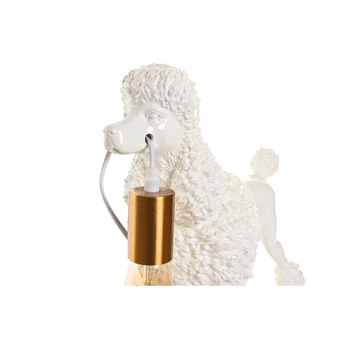 Home Esprit Bureaulamp Home Esprit Wit Gouden 50 W 220 V